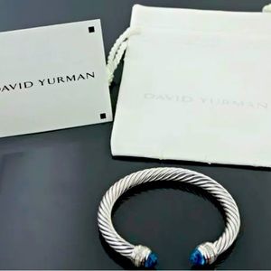 David a Yurman 7mm Blue Topaz Bracelet